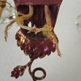 Wall sconce with pendants in Louis XV style