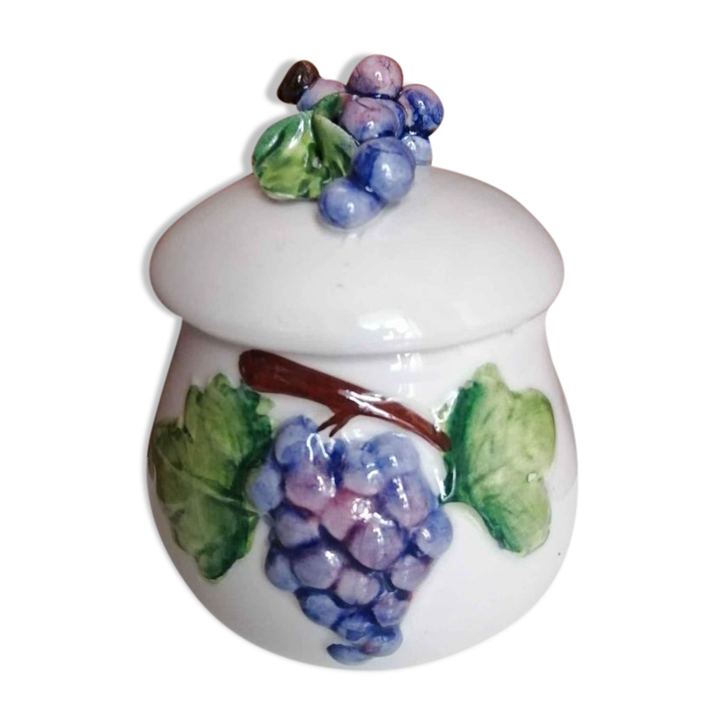 Powdered ceramic sugar pot