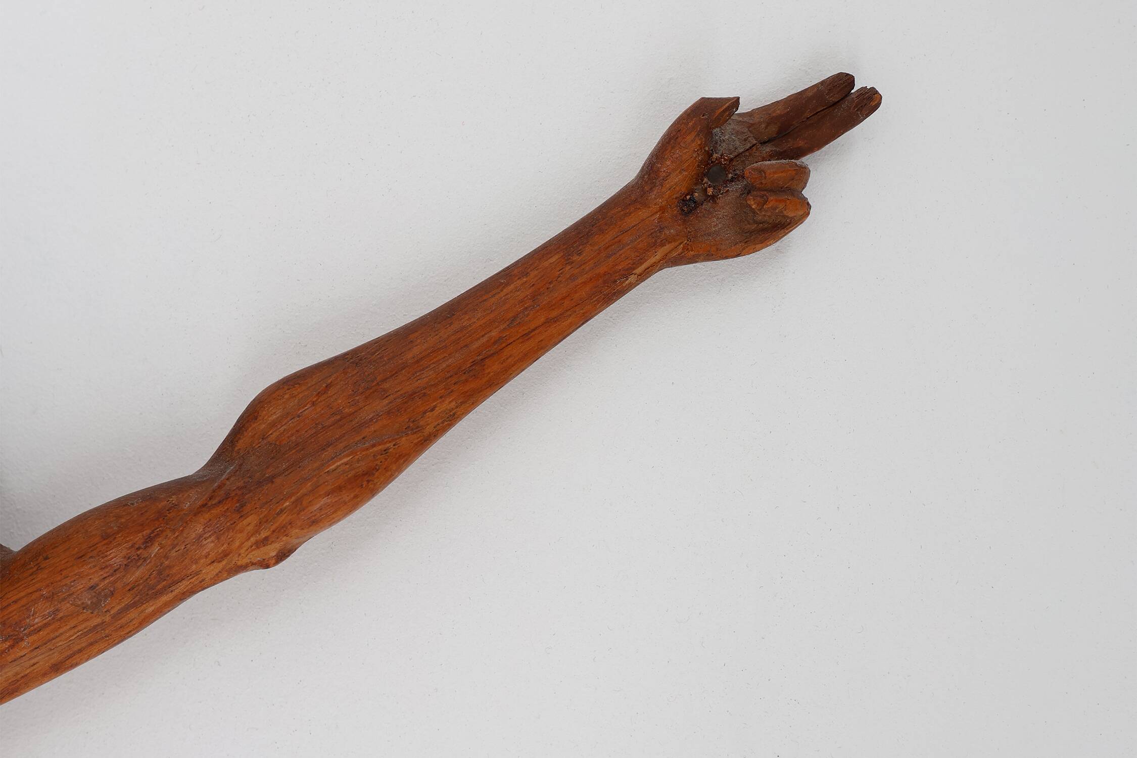 Hand carved oak crucifix or corpus Christi, Belgium ca. 1900