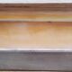 Vintage chest of drawers in golden oak from the 50s with 3 drawers and spindle-legged shelf