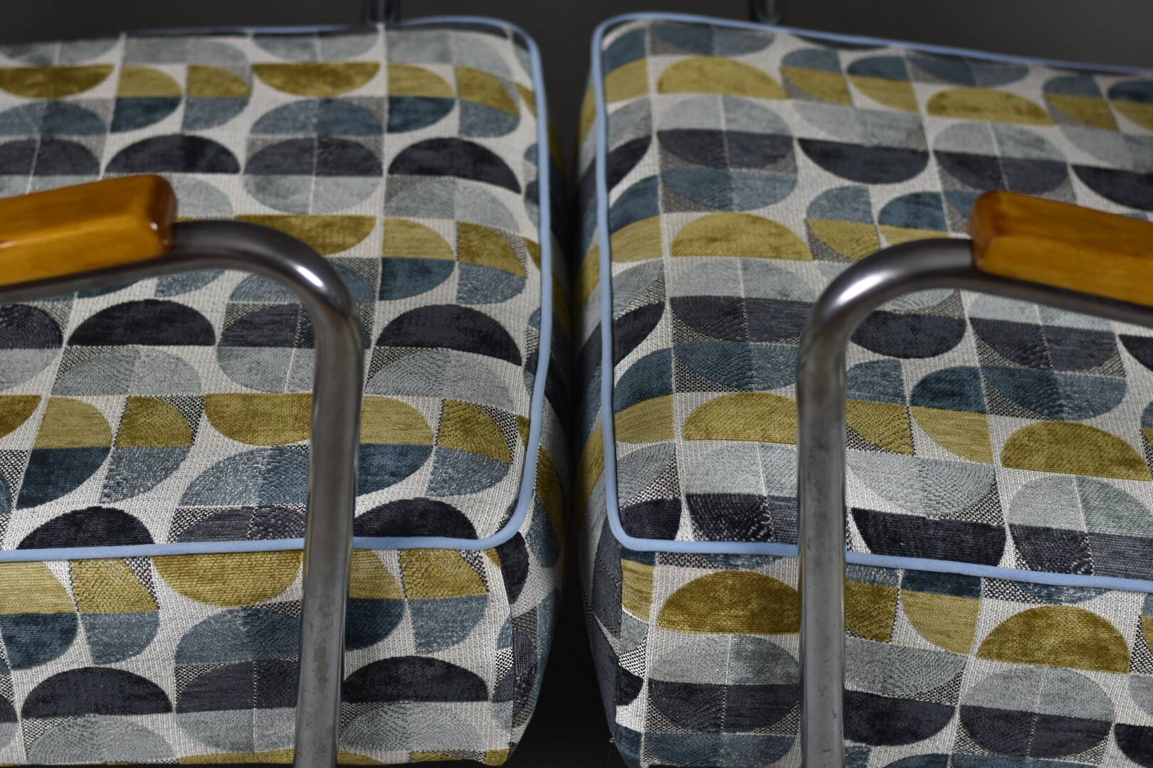 Paire de fauteuils Bauhaus, années 1950, Pologne