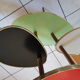 Saddle of tripod plants in formica of the years 50/60