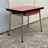 Red Formica table