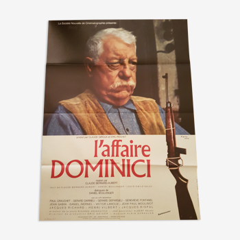 Affiche cinéma l'affaire Dominici