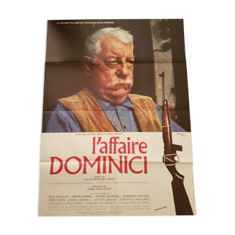 Affiche cinéma l'affaire Dominici