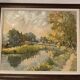 Landscape signed Nicolas Markovitch, oil on canvas 59 x 49 cm