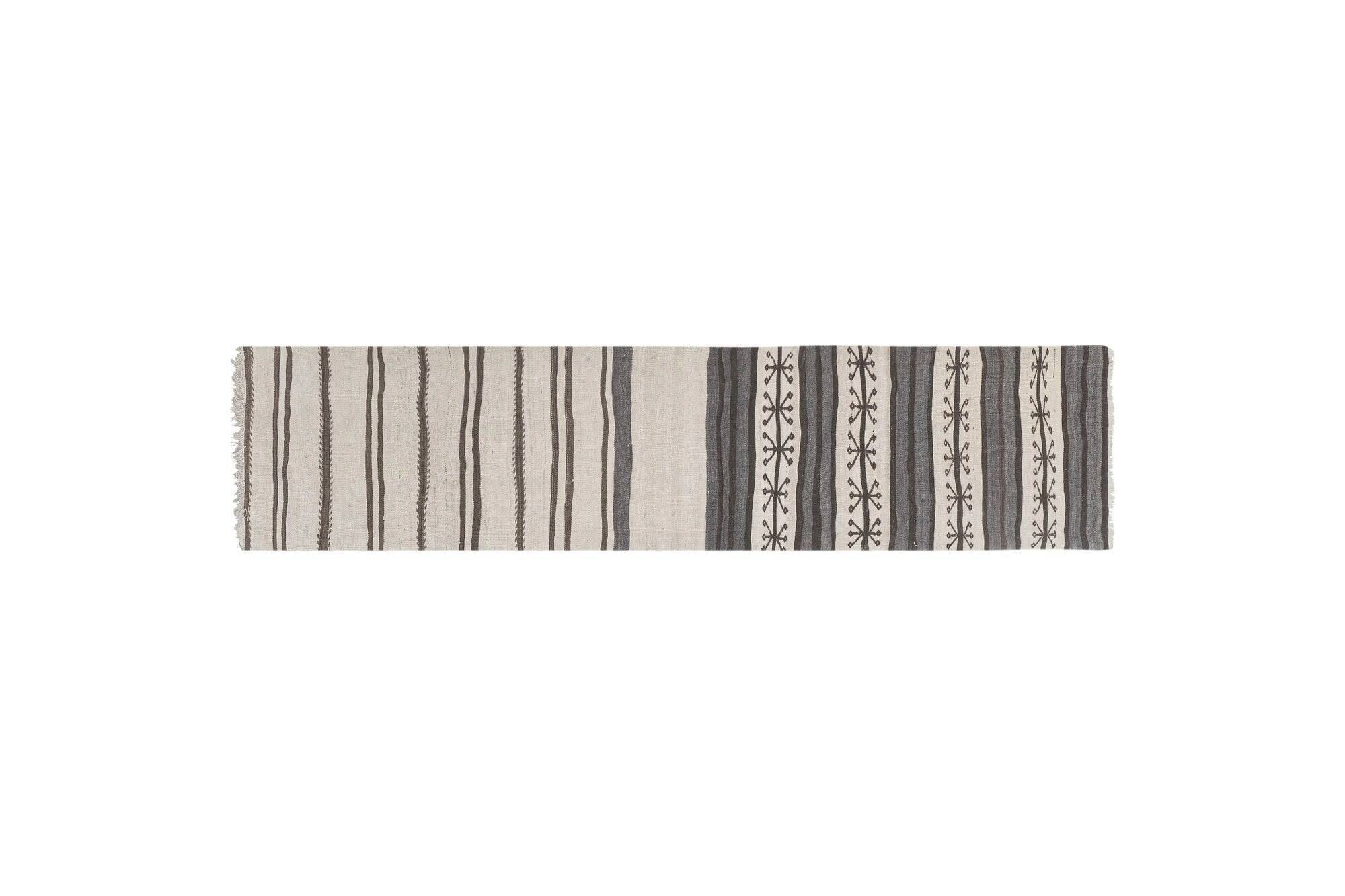 Vintage Turkish hallway rug 89x277 cm