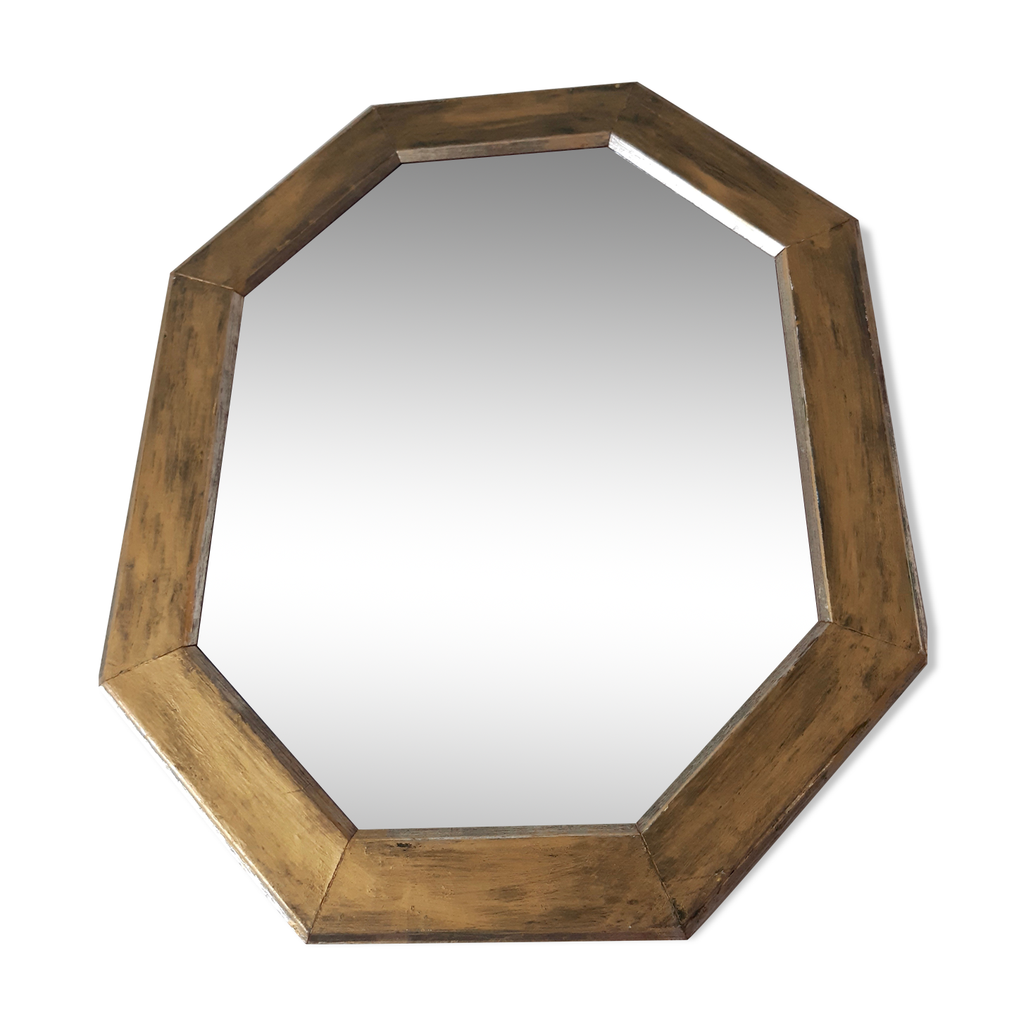 Vintage gilded wood mirror