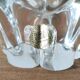 Double crystal candle holder Val Saint Lambert Rio creation 1950s