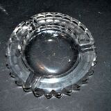 Crystal ashtray Saint-Louis model Diamond Art Deco size 11167