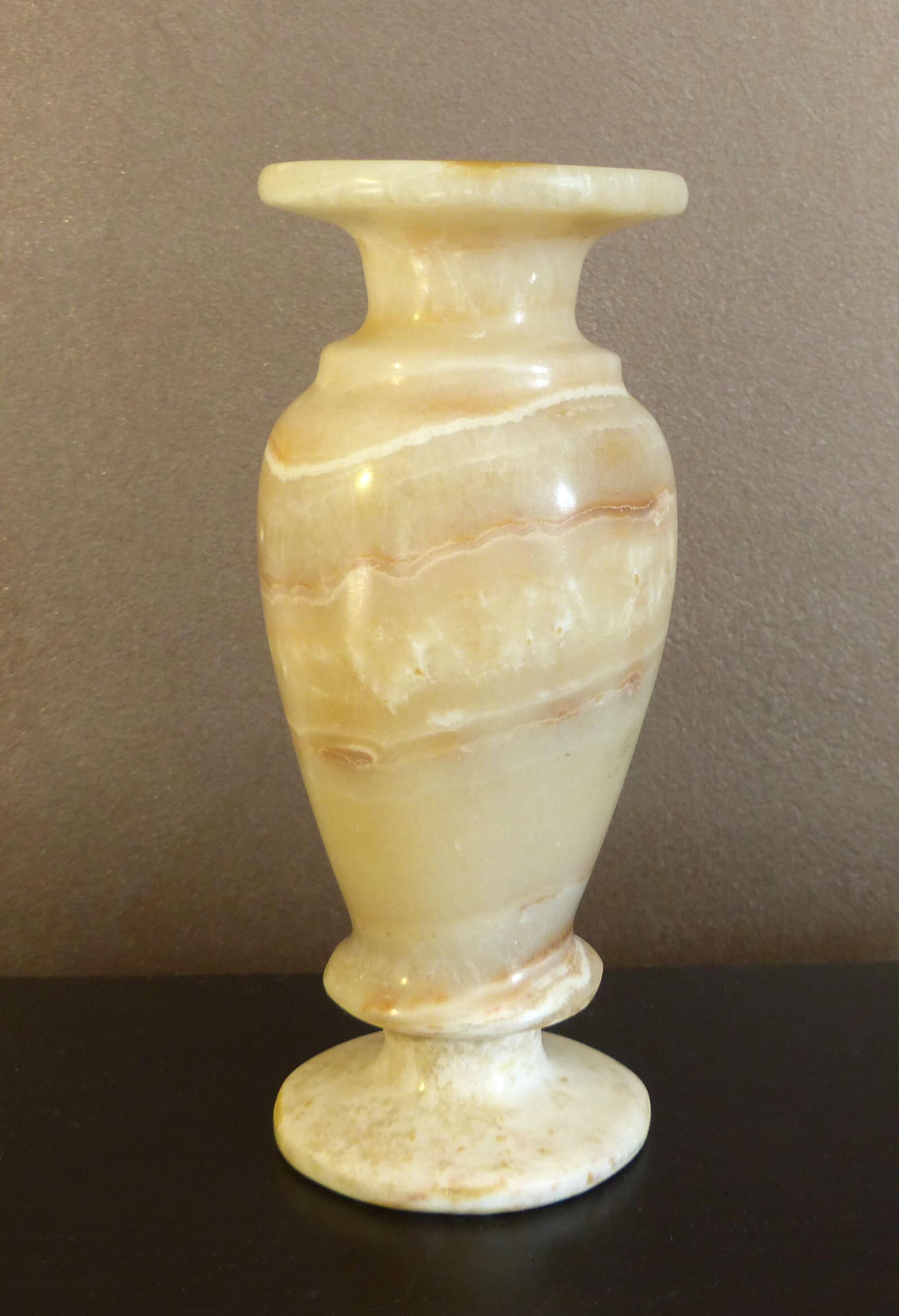 White marble vase