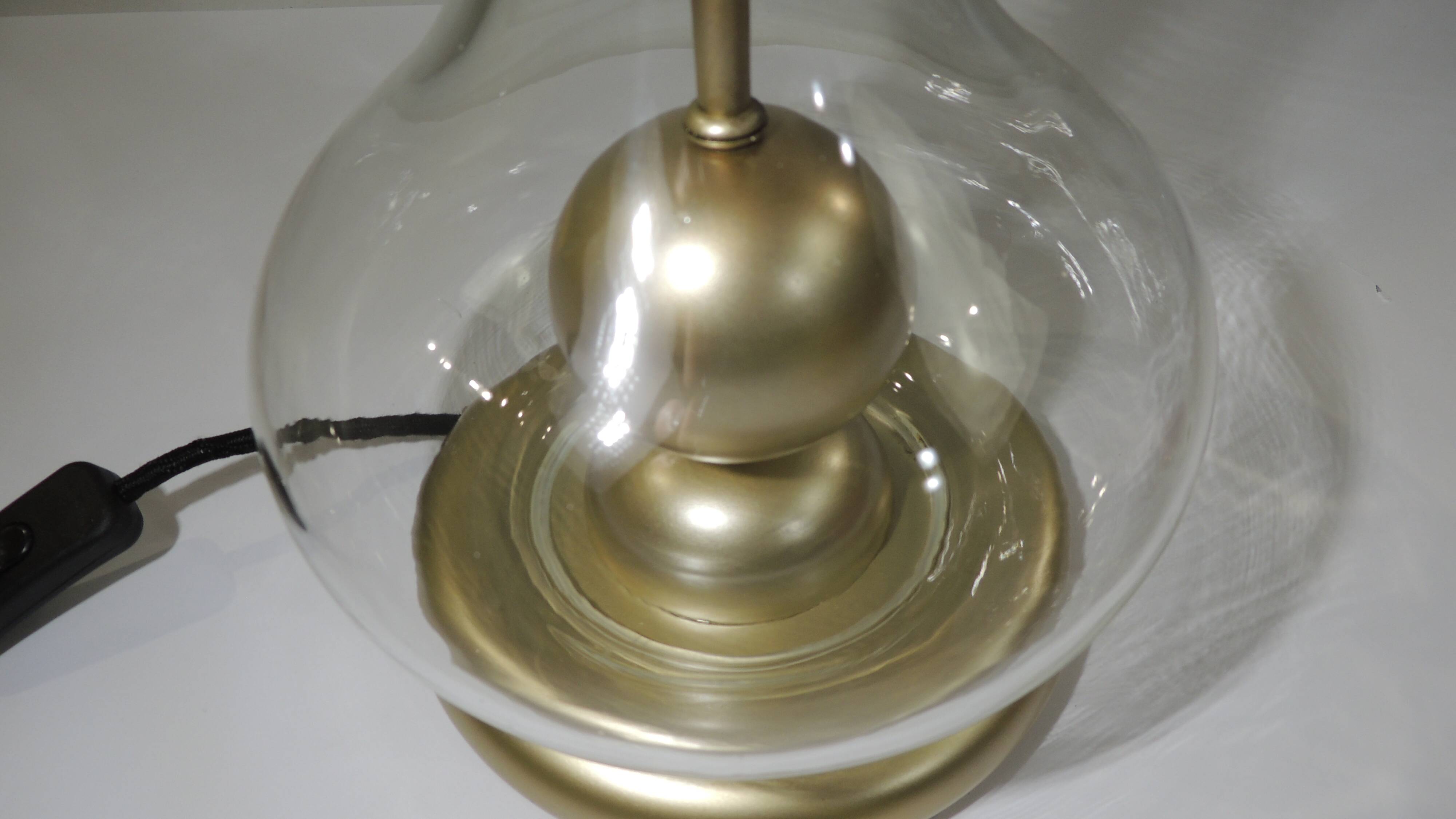 German table lamp attributed to Richard Essig, 1970s