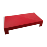 Red coffee table designer Lorenzo Arosio brand Glass