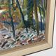 Swedish Oil on Canvas – “Forest” by Eyvind Olesen – Dated 1957