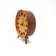 Rare original 60s mid century teak desk table clock by kienzle danish modern