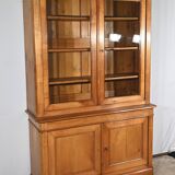 Small two-body library buffet in solid cherry wood – 1900