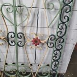 Old wrought iron 2-door gate