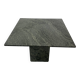 Table à manger en granit vert, années 1980