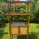 Vintage rattan bookshelf