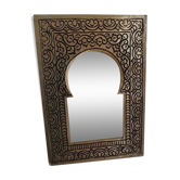 Oriental mirror silver metal