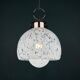Mid-Century White Murano Suspension, Italy, 1960s