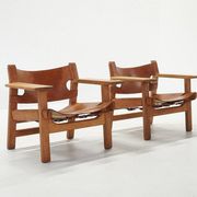 Vintage Danish Chairs by Børge Mogensen for Fredericia, 1970s, Set of 2