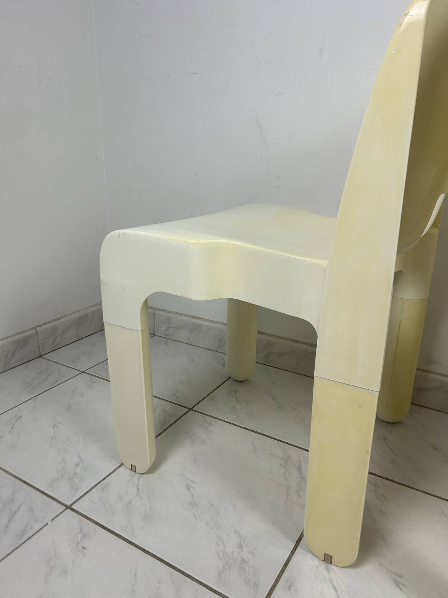 3x vintage Universale chair Joe Colombo Kartell