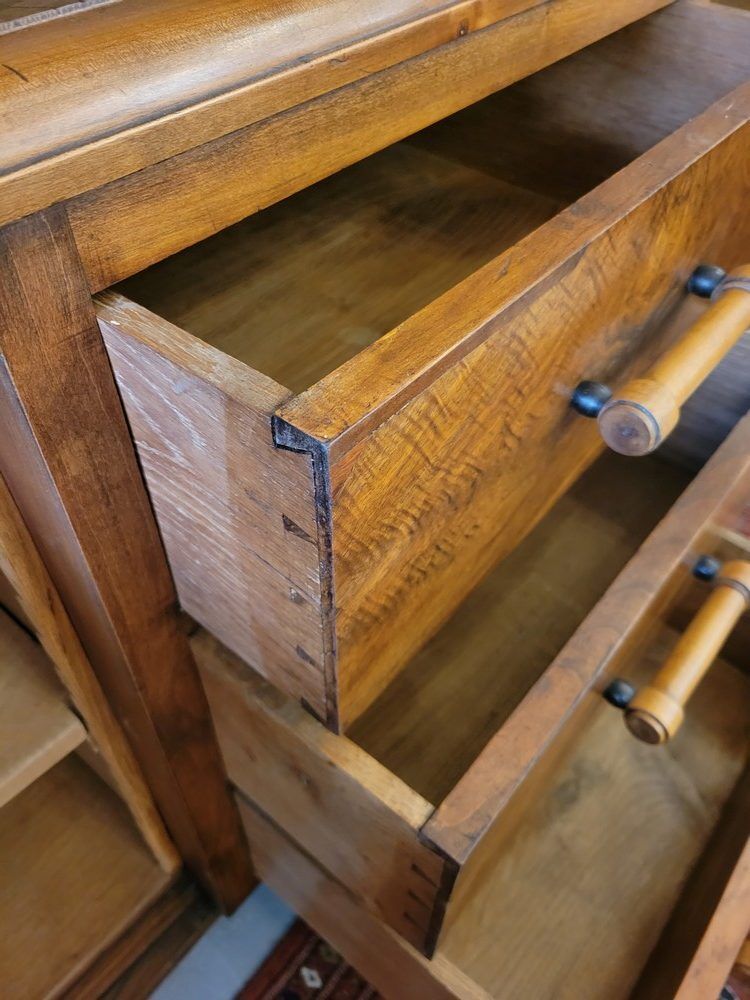 Ensemble bureau et bibliothèque art-déco