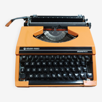 Silver Reed Silverette S Typewriter Orange