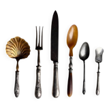 Lot argenterie argent/ormolu