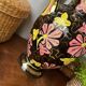 Black and gold amphora vase "Monaco"
