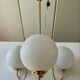 Lustre laiton opaline vintage