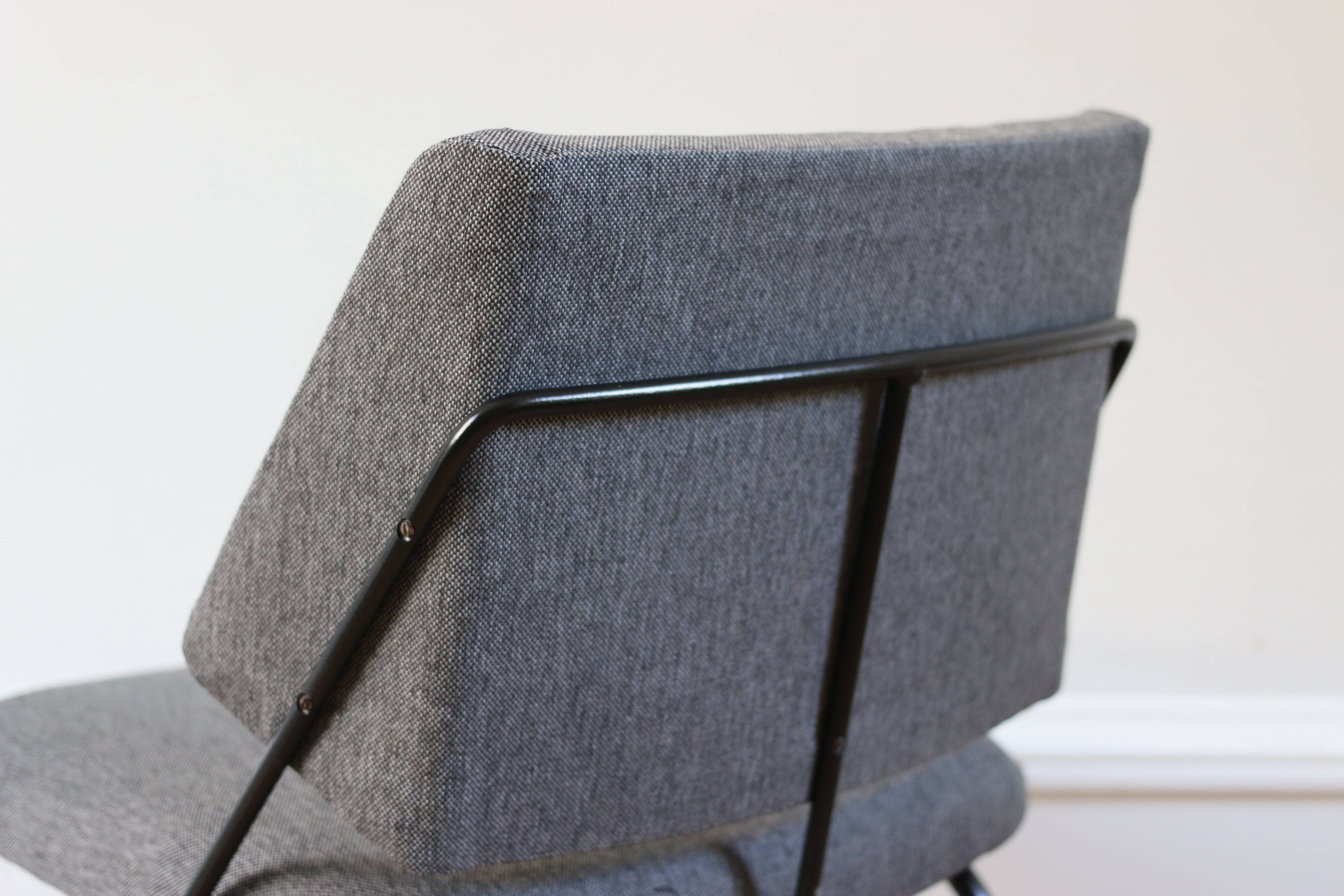 Series of 6 vintage modernist chairs Raphael Raffel, 1950s