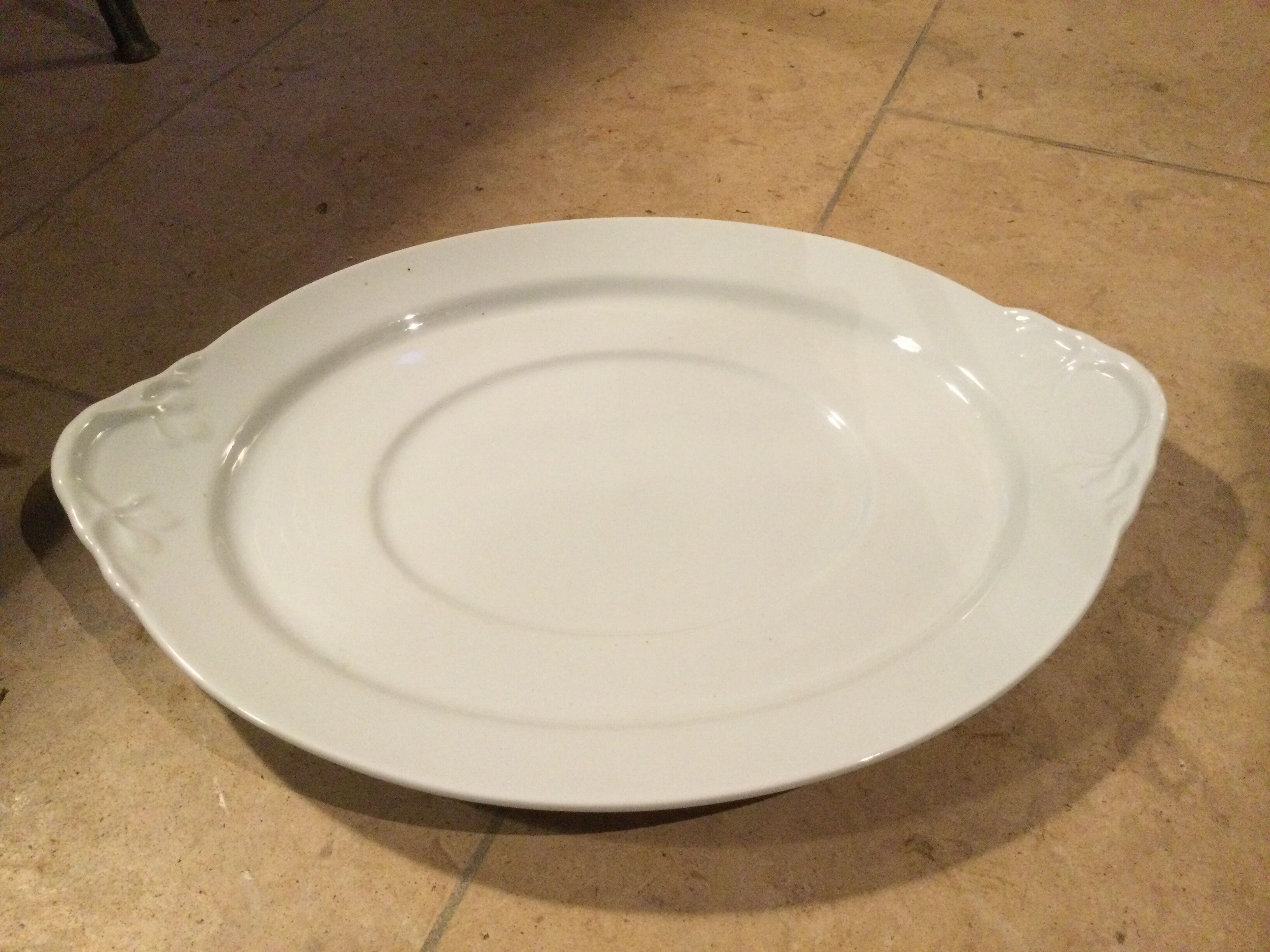 Large antique porcelain dish