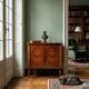 Antique neoclassical buffet veneered in various woods from the 1900s.