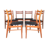 Suite de 6 chaises style scandinave