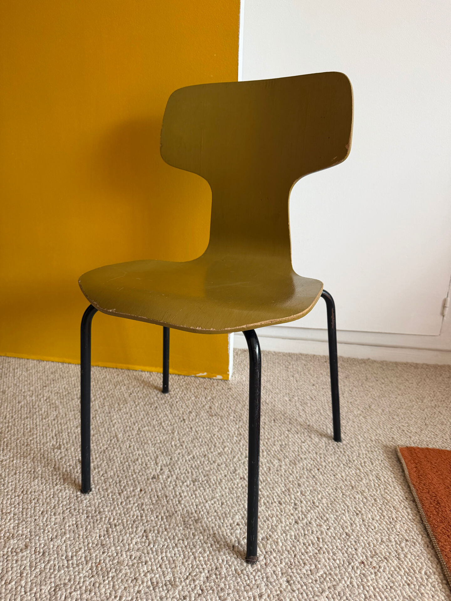 Chaise enfant T ou Marteau, Arne Jacobsen, Fritz Hansen 1971