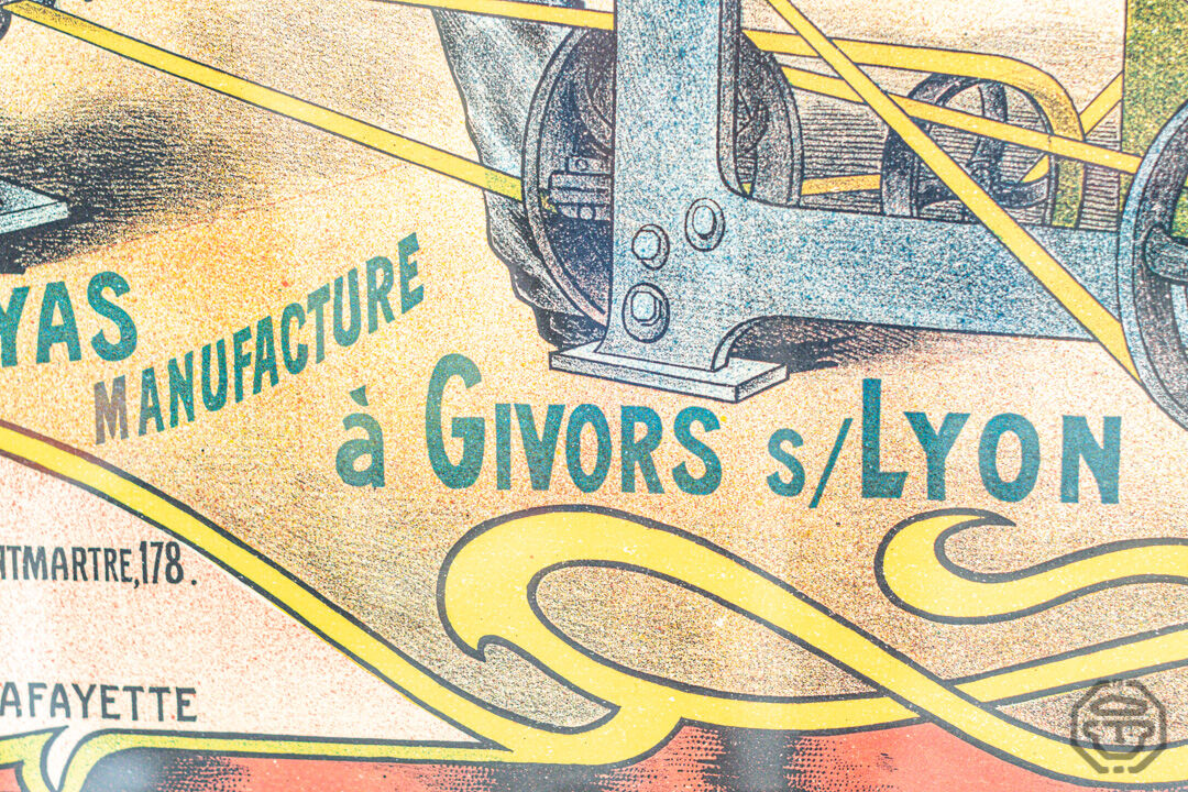 Former Orleans Chapelery Advertising Poster 1900