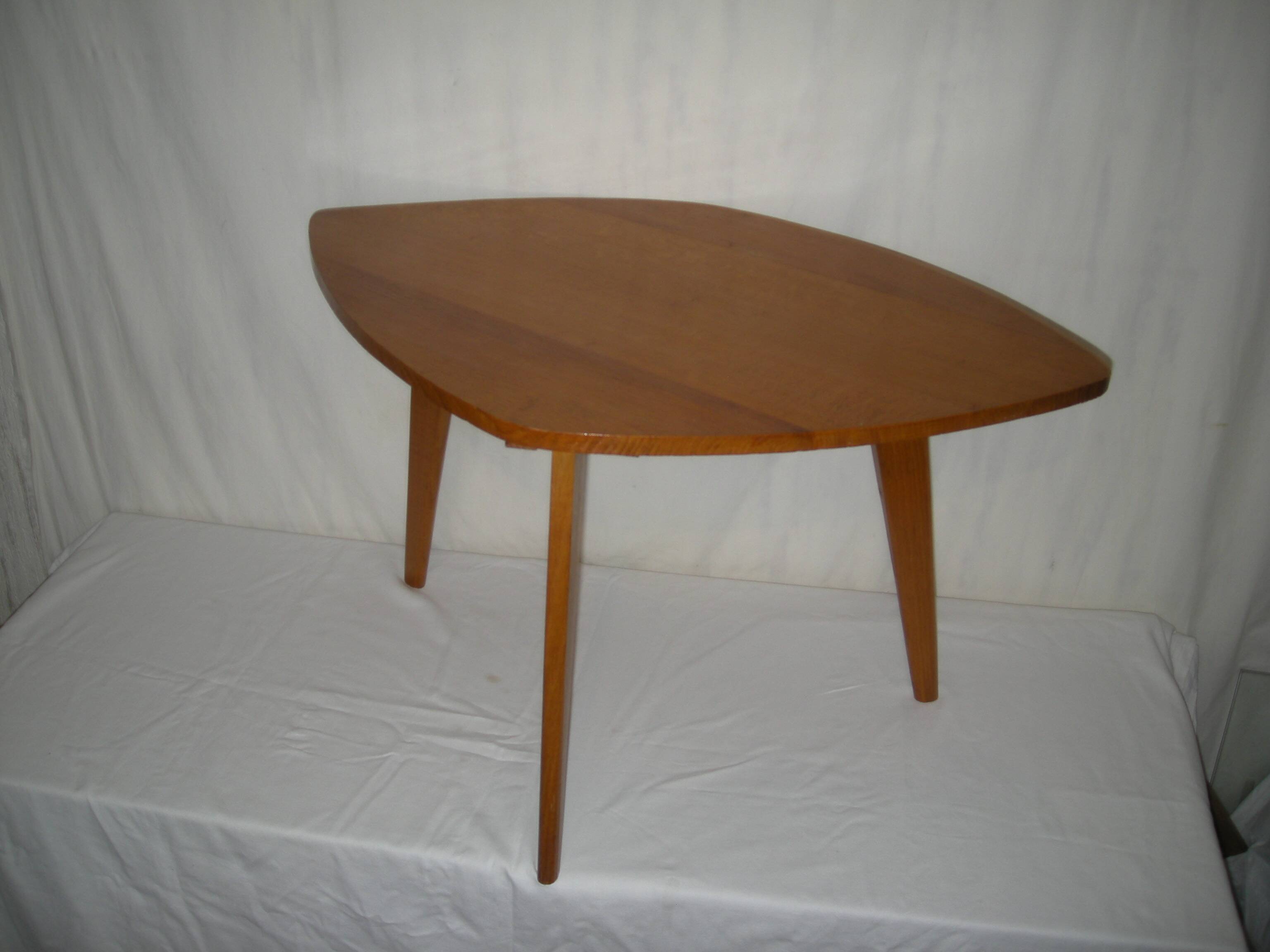 Almond coffee table from the 50s