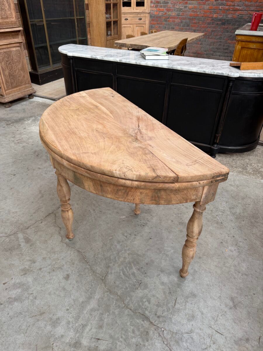 Half-moon table, 19th century