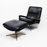 King Chair with ottoman by Andre Vandenbeuck for Strässle, 1960s
