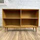 Vintage Scandinavian open bookcase in oak, 1960s
