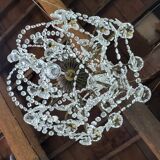 Chandelier with pendants 18 bulbs