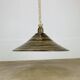 Suspension Temde Leuchten en plexiglas, corde et bois, années 70