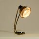 Rare large Mid Century Modern brass table lamp with beautiful patina