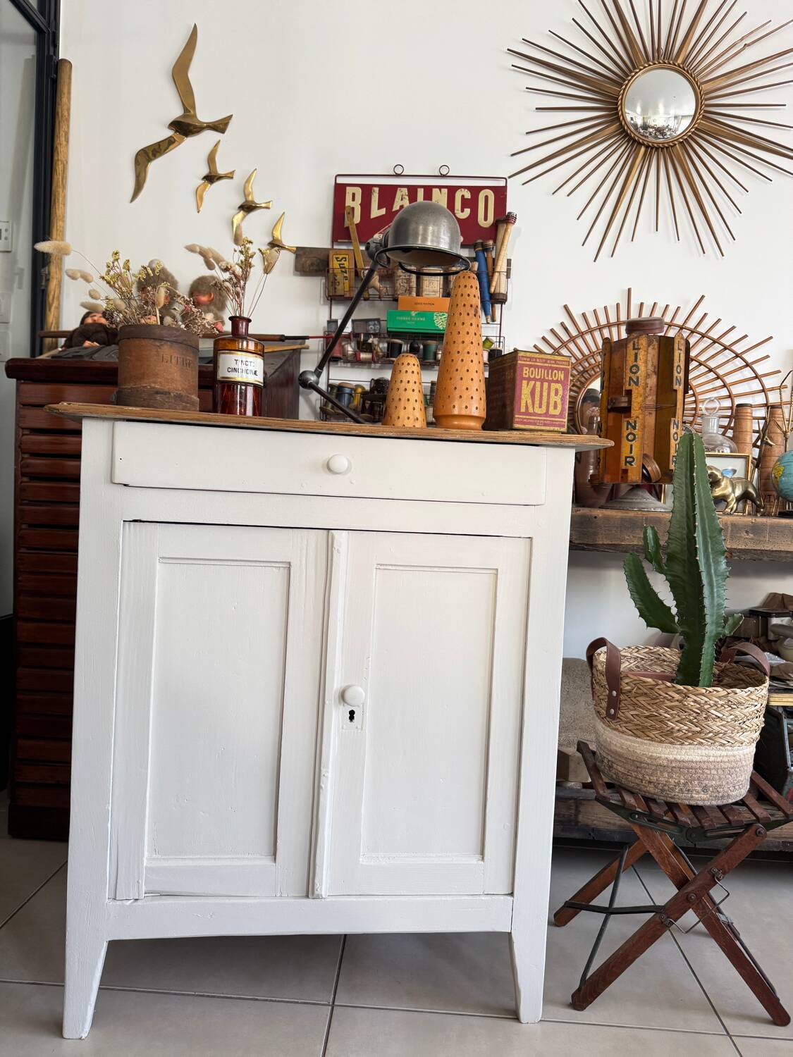Antique vintage Parisian sideboard