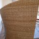 Wicker decorative armchair