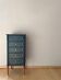 Cypress green chest of drawers & brass