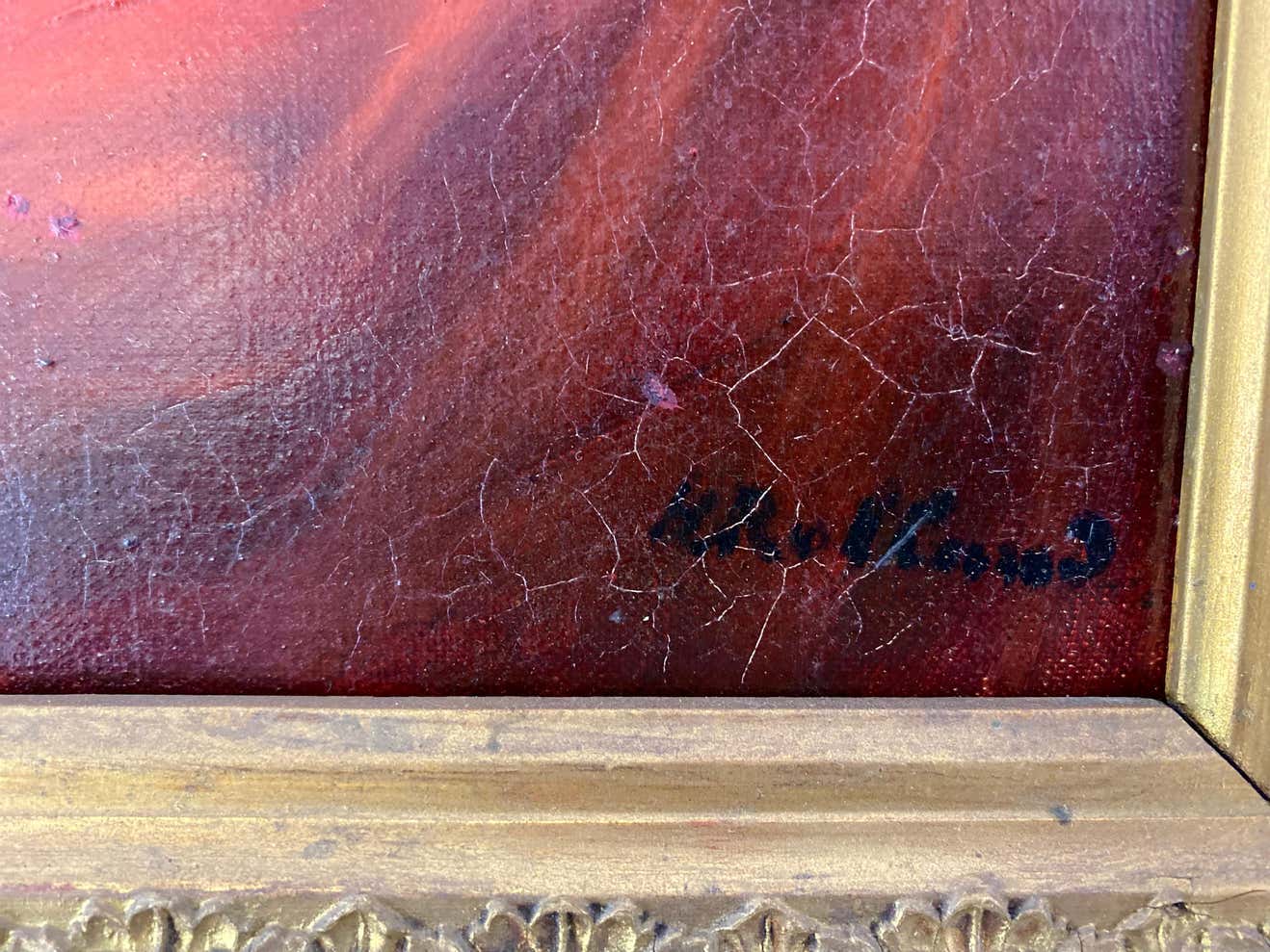 Portrait of a woman oil painting on panel 19th century signed ROLLAND framed