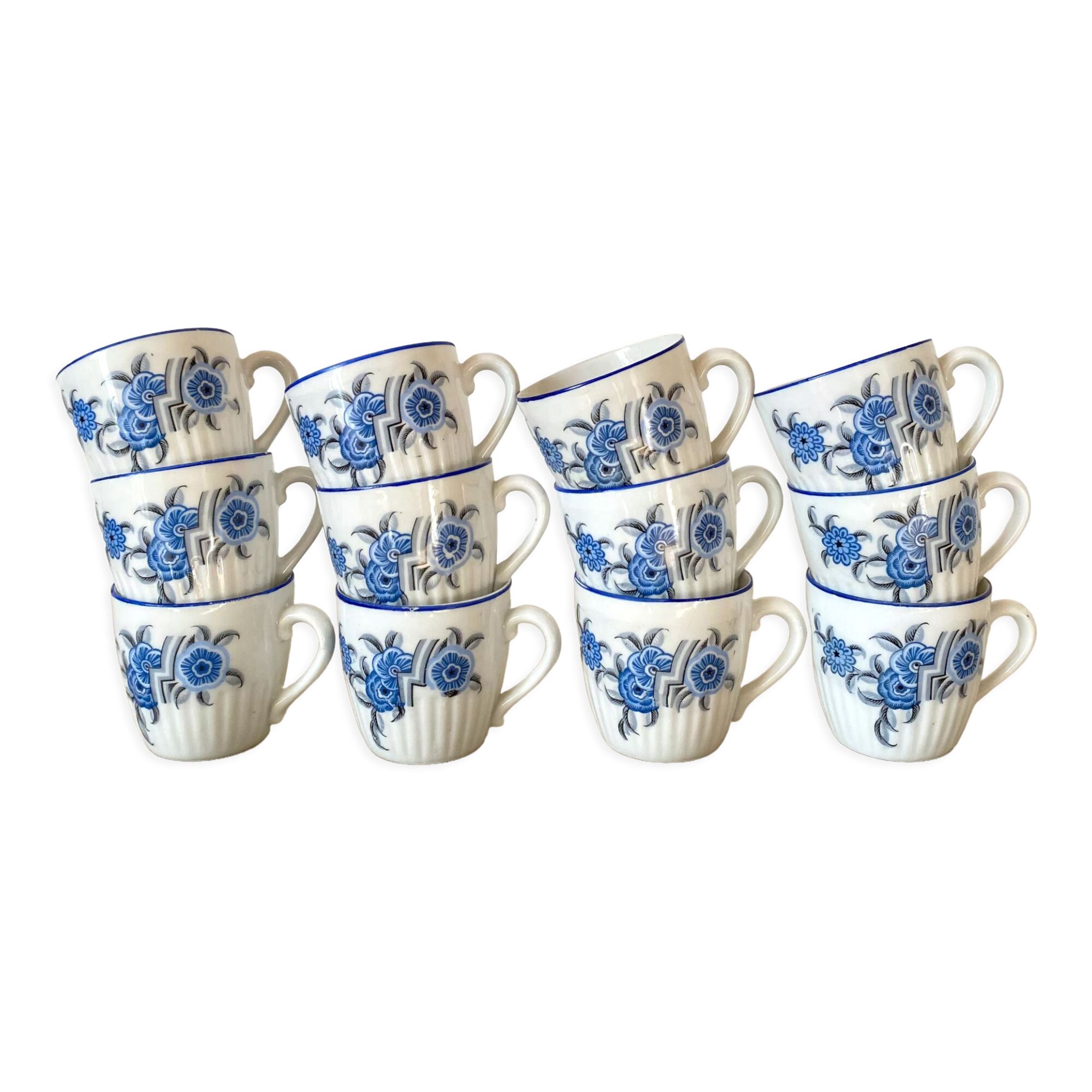 Tasses à café art déco